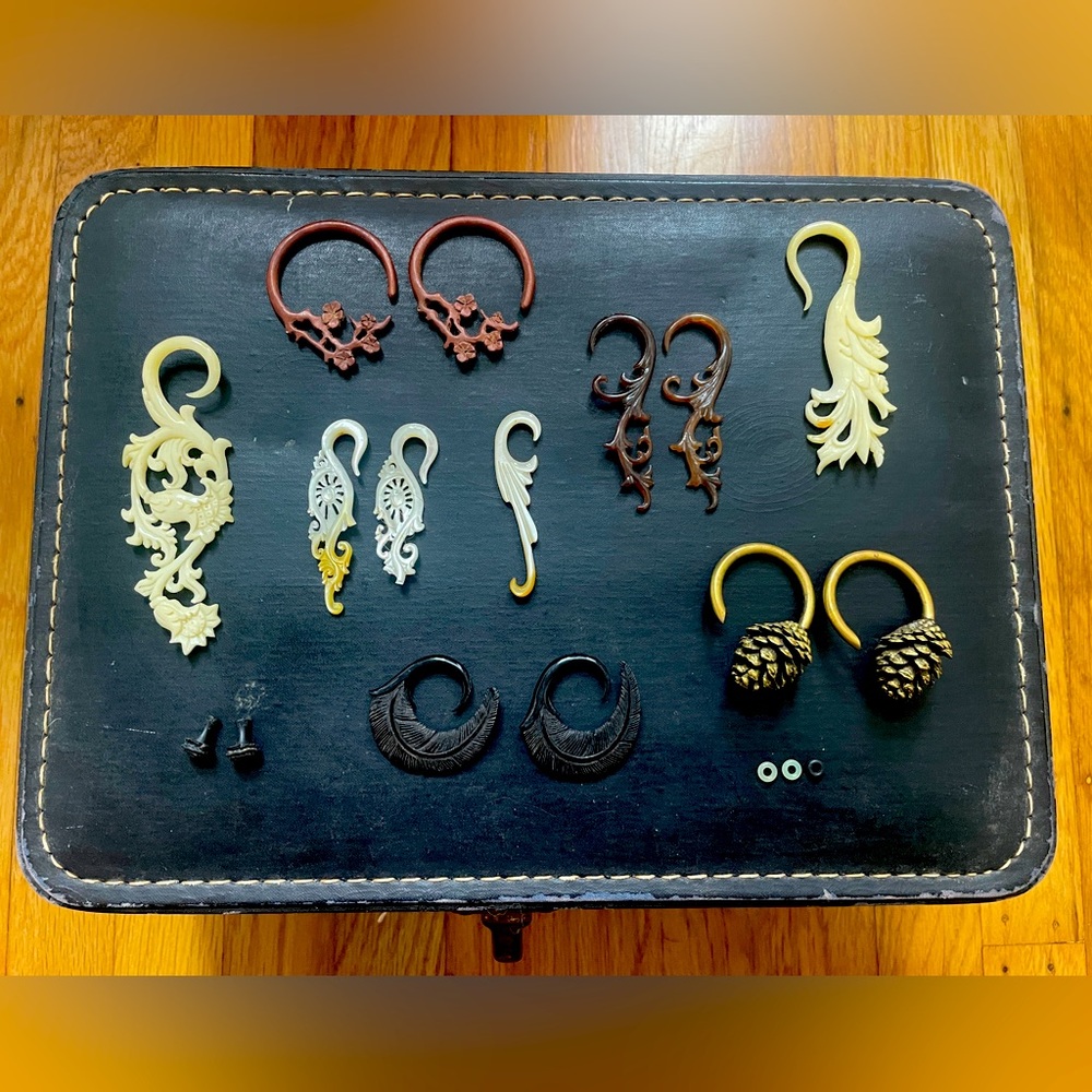 Collection of earrings
